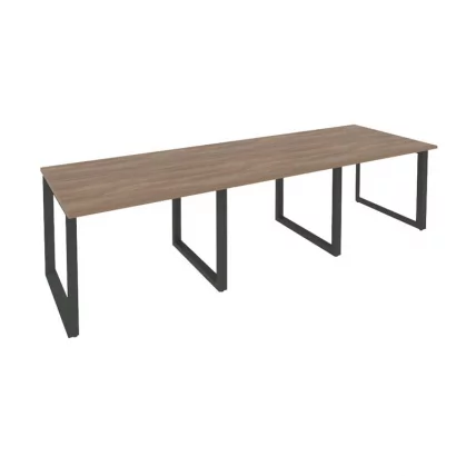 Стол переговорный (3 столешницы) ONIX O.MO-PRG-3.1 Дуб Аризона/Антрацит_0