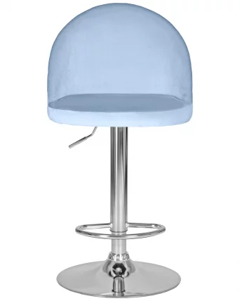 Стул барный DOBRIN MILANA Пудрово-голубой велюр MJ9-74_5