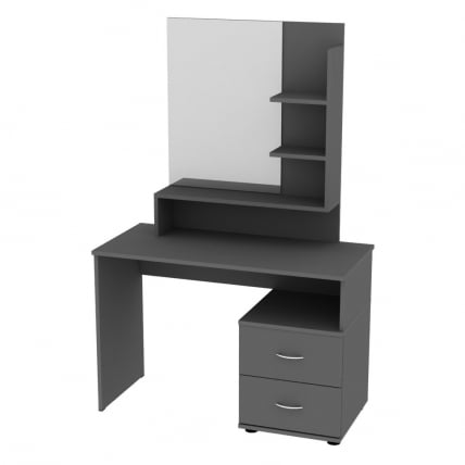 Туалетный столик Алиса(C3)1524х1001х459ручкаскоба96мм(Графит)_0
