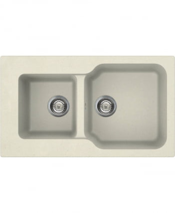 Мойка Omoikiri Maru 86-2-Be Tetogranit/Ваниль_0