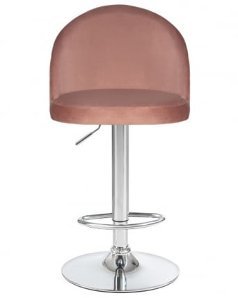 Стул барный ДОБРИН МИЛАНА (пудрово-розовый велюр (МДЖ9-32)) 2 шт / DOBRIN MILANA (MJ9-32))_6