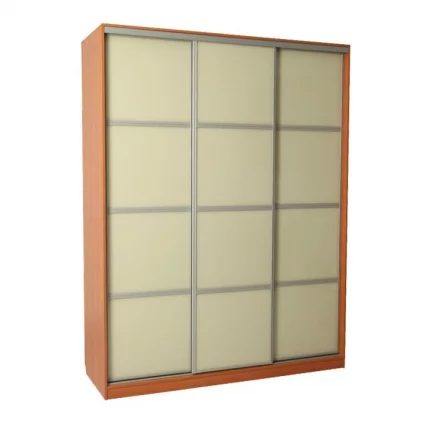 Шкаф-купе Бассо 2-600 Вишня оксфорд / Крем_0