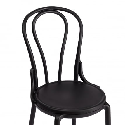 Стул THONET (mod. PL62) пластик, 42 x 52 x 89 см, Black (черный) 05_8