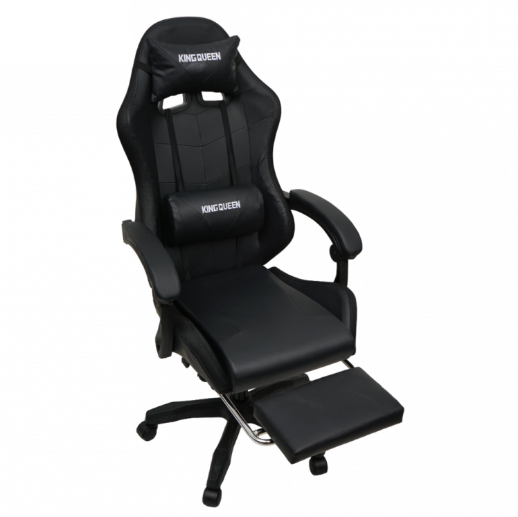 Кресло 908 KINGQUEEN цвет черный с массажем и подсветкой 908-black-mass_5