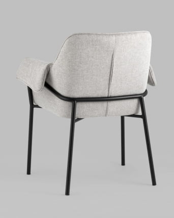 Стул Бесс рогожка светло-серый 2 шт._4