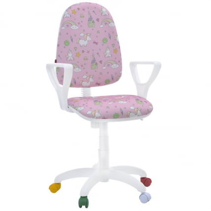 Кресло Престиж KIDS Белый каркас Мороженки_0