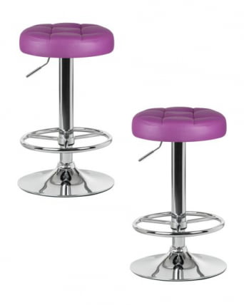 Табурет барный DOBRIN BRUNO (фиолетовый) 2 шт_0