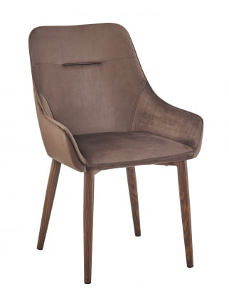Стул Диана велюр Коричневый_1