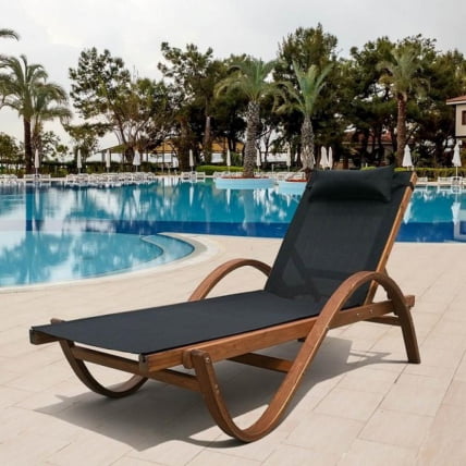 Шезлонг-лежак Мальта AFM-511A Black_0