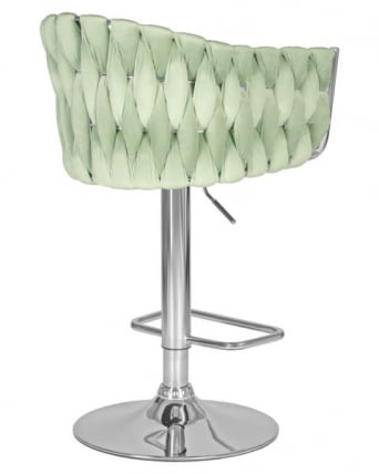 Стул барный DOBRIN MARCEL (пудрово-мятный велюр (MJ9-87)) 2 шт_4