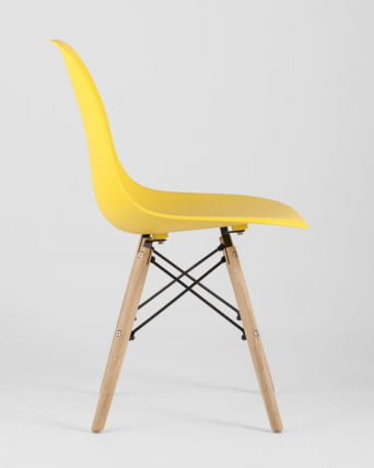 Стул Еамес Стйле ДСВ желтый 4 шт. комплект (разборный каркас) / Eames Style DSW_4