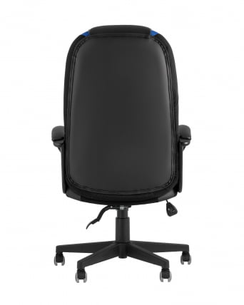 Геймерское кресло TopChairs ST-CYBER 9 черный/синий_4