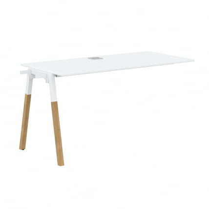 Рабочая станция Forta FIST 1367 Белый премиум Дуб Гамильтон_0