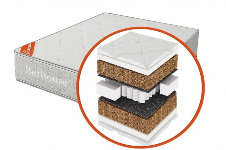 Матрас Mega кокос 30 (Berhouse) Размер: 1400х1950 мм_0