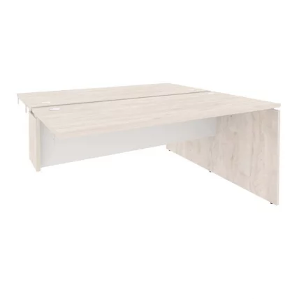 Стол-приставка двойной к опорным элементам ONIX O.D.SPR-4.7 Денвер Светлый/Белый_0