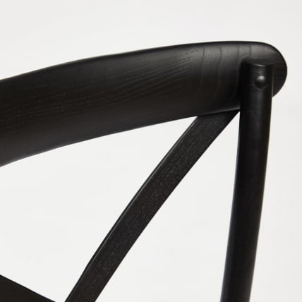 Стул CROSS (mod.CB2001) дерево береза, 49.5*53.5*87, черный_4