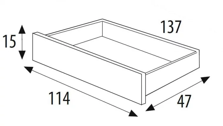 Ящик для кровати 120*60 Micuna CP-1405 white_2