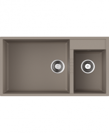 Мойка Omoikiri Tedori 85-2-U-Sa Tetogranit/Бежевый_0