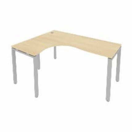 Стол письменный METAL SYSTEM Б.СА-4 Л Акация/Серый_0