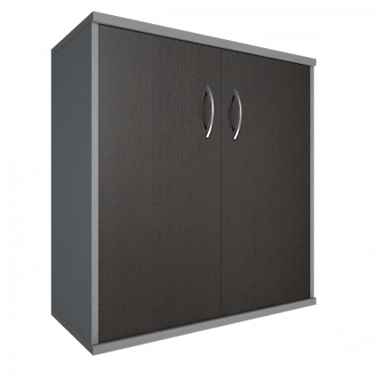 Шкаф низкий широкий Riva А.СТ-3.1 Венге/Металлик_0