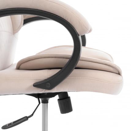 Кресло руководителя OREON metalBL велюр, бежевый, 7_9