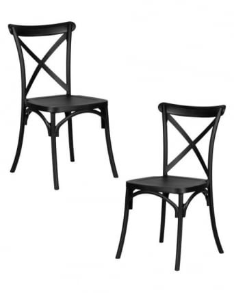 Стул обеденный DOBRIN ZILAN (цвет черный (B-03)) 2 шт_0