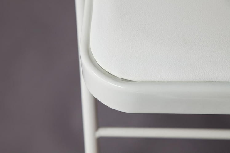 Стул складной FOLDER (mod. 032) / 1 шт. в упаковке каркас: металл, сиденье/спинка: экокожа, 41*51*76см, белый_6