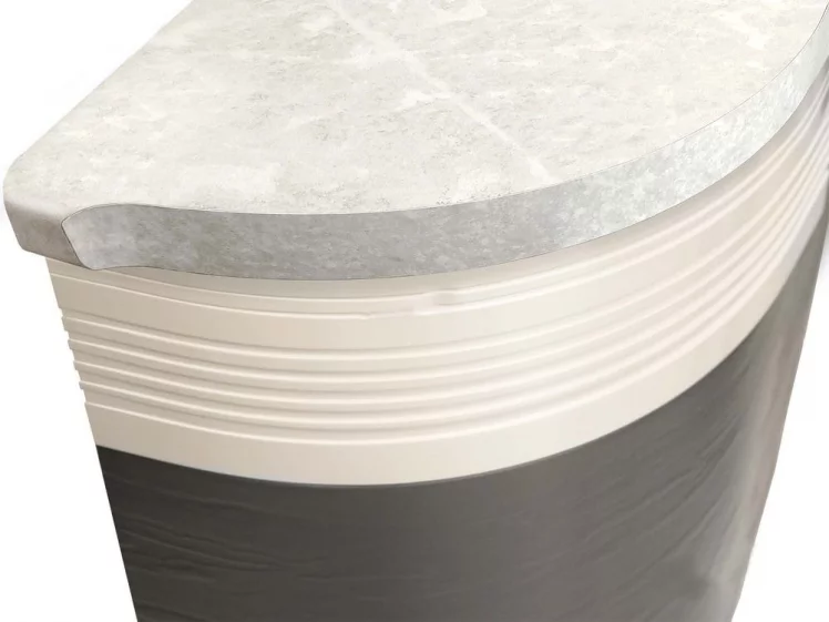 Столешница ПФР Королеский опал 12.300 левый_0