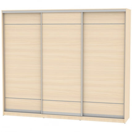 Шкаф-купе B-230х270х60-1(ДМ-D7D7D7)_0