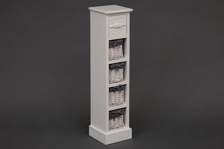 Тумба с 4 корзинами и ящиком Secret De Maison FLORAL 5 ( mod. HX16-002NS ) Слоновая кость_4