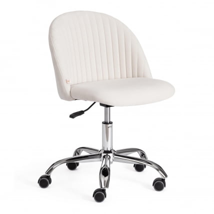 Кресло MELODY флок , молочный, 4_0