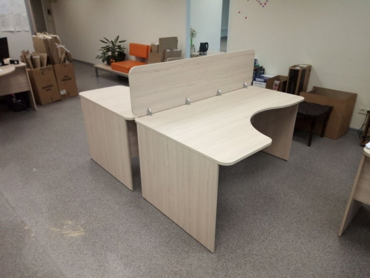 Стол угловой Glassy 1.14.16Л Туя_3