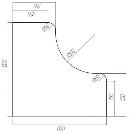 Компьютерный стол угловой Сити 5.2 Дуб Млечный_2