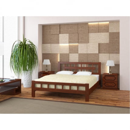 Кровать из массива Натали-5 200х140 Слоновая кость_1