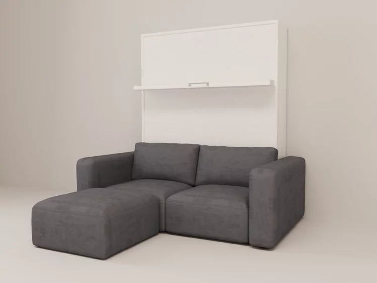 Диван-кровать трансформер Смарт 1 с пуфом К 1600 Венге_0