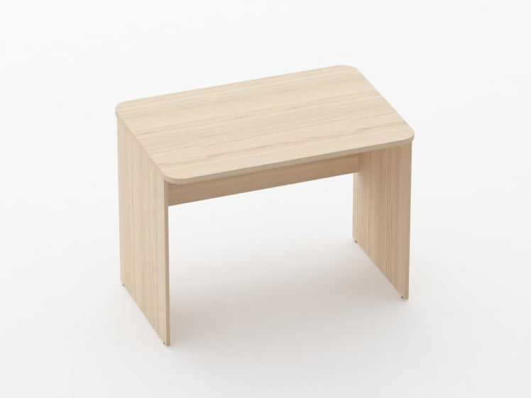 Стол прямой Glassy 1.10.10 Бук светлый_0