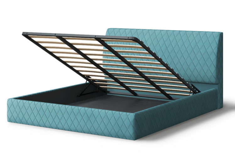 Кровать Хилтон, 2000*1800 мм, бирюзовый_2