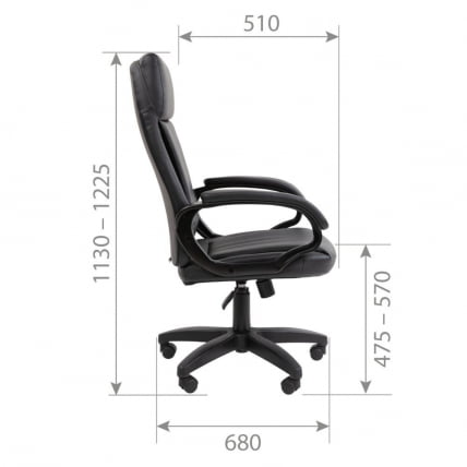 Кресло руководителя Chairman 794 LT экокожа Коричневый_5