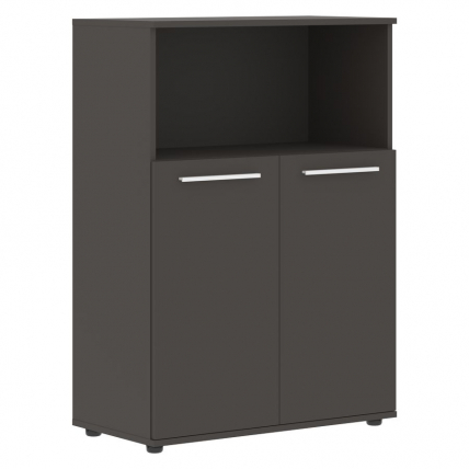 Шкаф с глухими малыми дверьми EDIS EMCS 85.3 Мокко Белый Мокко_0