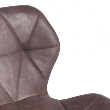 Стул STUTTGART (mod. 74) / 1 шт. в упаковке экокожа/дерево береза/металл, 50 х 47 х 73 см, античный серый RH02-26/натуральный_9