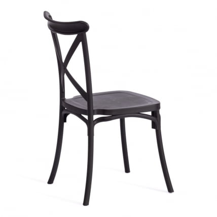 Стул CROSS (mod. PL24) / 1 шт. в упаковке пластик, 48 х 58 х 89 см, Black (черный) 05_9