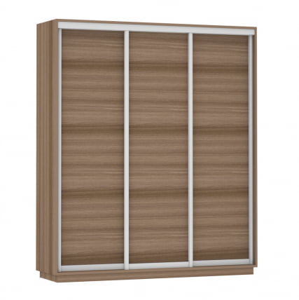 Шкаф-купе трехдверный Экспресс Трио Элемент 1800х2200h Ясень шимо тёмный_0