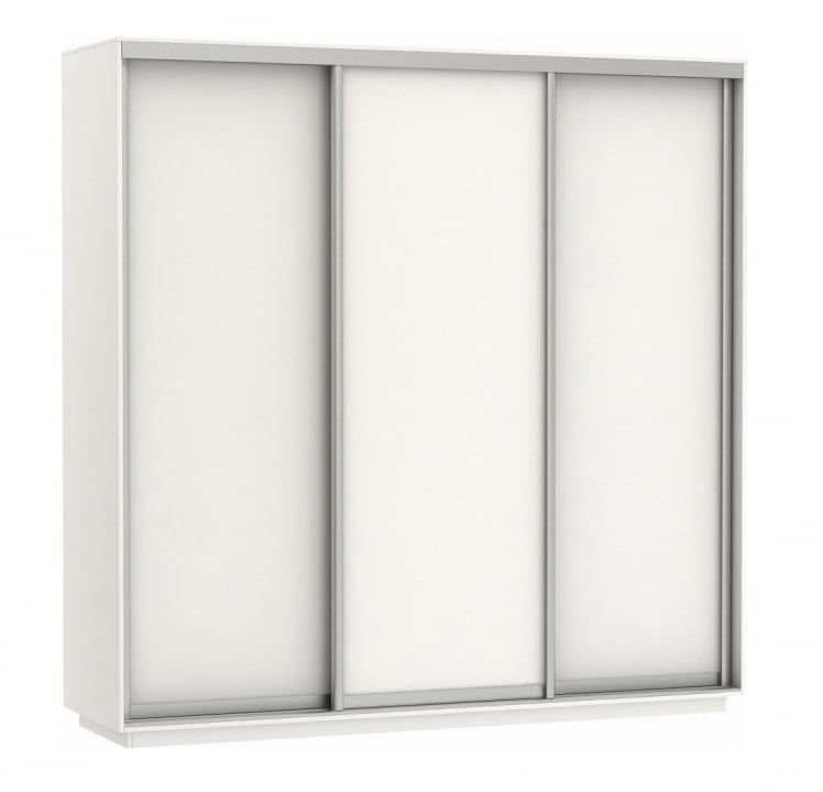 Шкаф-купе трехдверный Экспресс Трио Элемент 2100х2200h Белый снег_0