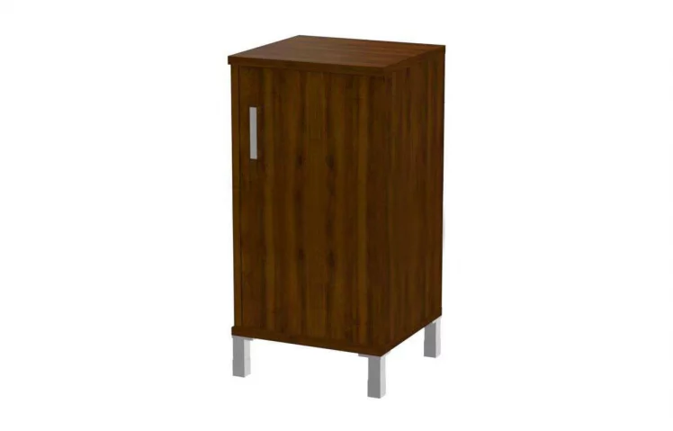 Стеллаж с дверью ДСП В411.2 L Орех Даллас_0