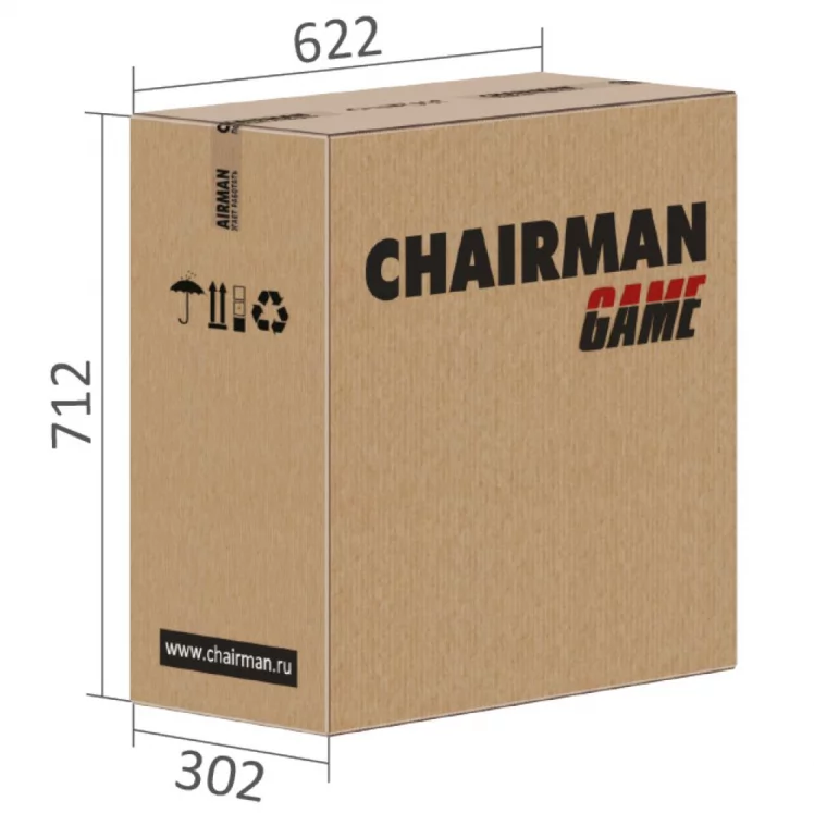 Кресло для геймеров CHAIRMAN GAME 9 NEW Черный-красный_5