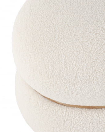 Пуф Полли L Тедди белый_2