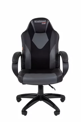Кресло геймерское CHAIRMAN GAME 17 Черный Серый_1
