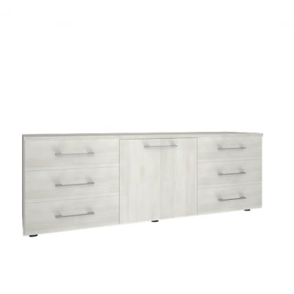 Тумба модульная трехсекционная YALTA LT-TS 3.2R Снежная Платина_0