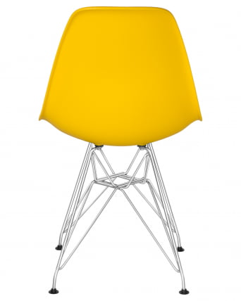 Стул обеденный DOBRIN DSR ножки хром Желтый Y-01_4