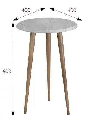 Стол журнальный BeautyStyle 2 Дуб дымчатый/шимо_10